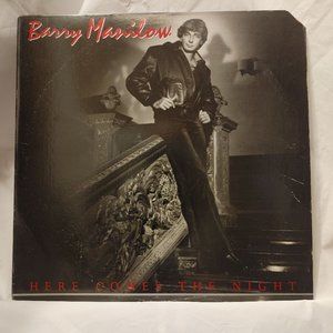 Vintage 1982 LP Vinyl Record Barry Manilow Here Comes The Night [Al 9610] Pop